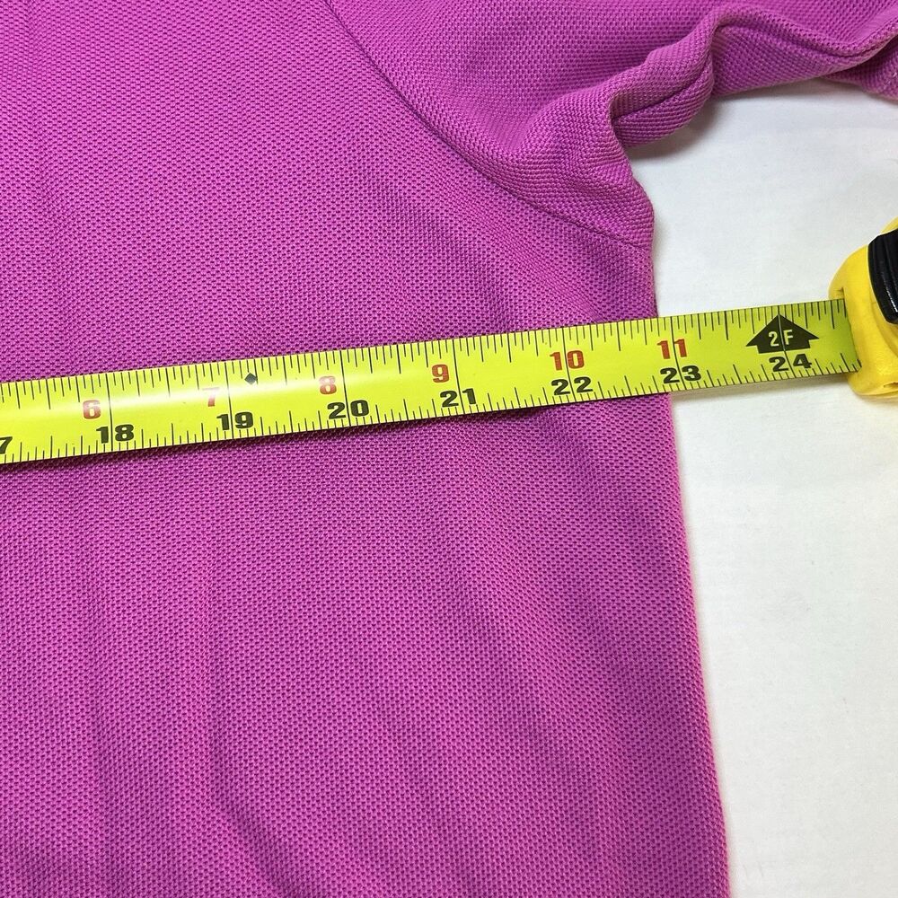 Tommy Bahama Islandzone Men's Short Sleeve Supima Pink Polo Shirt - Size M - Picture 8 of 10